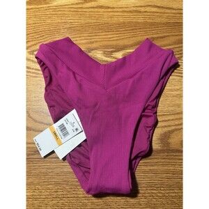 Rebecca Virtue Becca Elise French Cut Bottoms Sz Small Pomegranate NEW